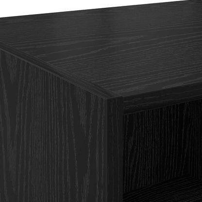 Highboard met lade Zwart Eiken 40 x 42,5 x 185 cm Bewerkt hout
