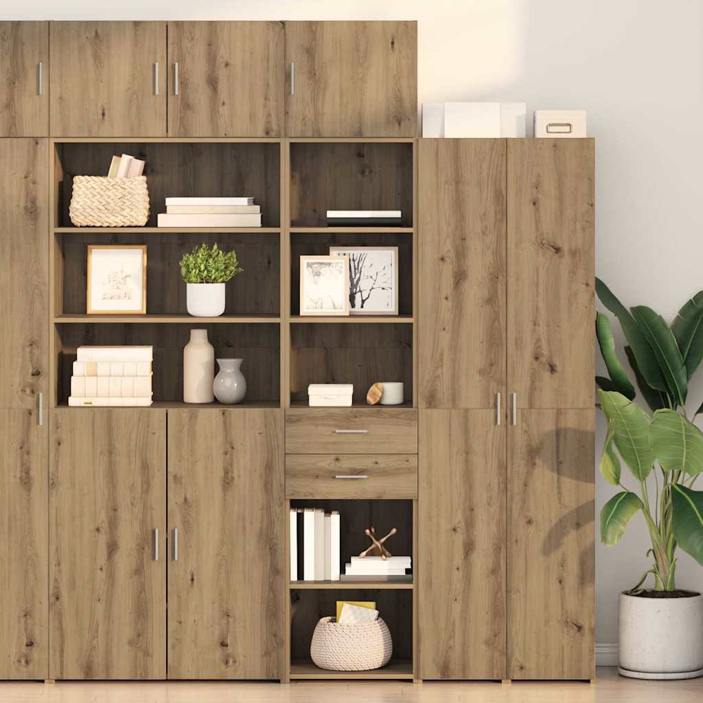 Highboard Artisan Eiken 45 x 42,5 x 185 cm Bewerkt hout