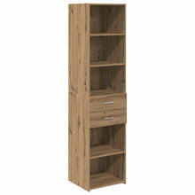 Highboard Artisan Eiken 45 x 42,5 x 185 cm Bewerkt hout