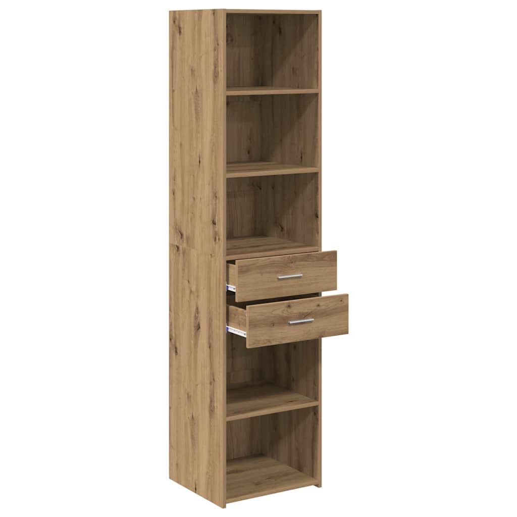Highboard Artisan Eiken 45 x 42,5 x 185 cm Bewerkt hout