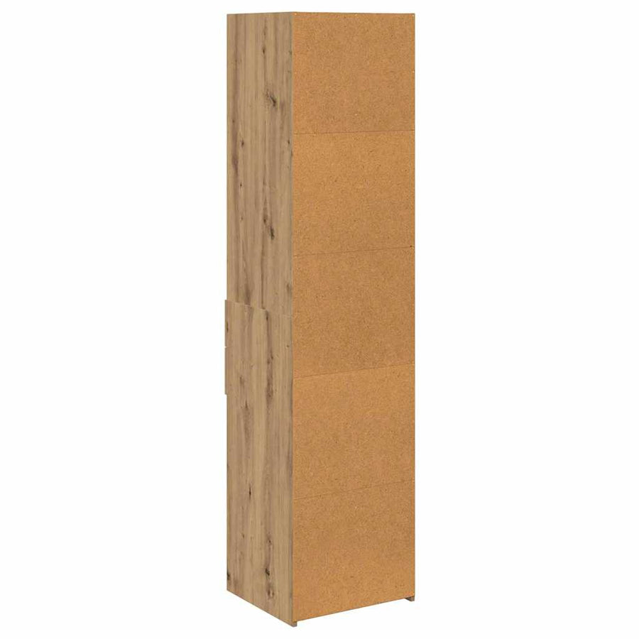 Highboard Artisan Eiken 45 x 42,5 x 185 cm Bewerkt hout