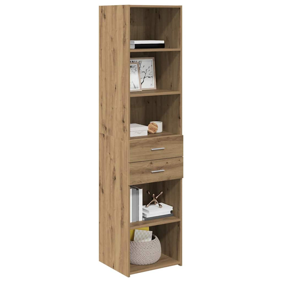 Highboard Artisan Eiken 45 x 42,5 x 185 cm Bewerkt hout