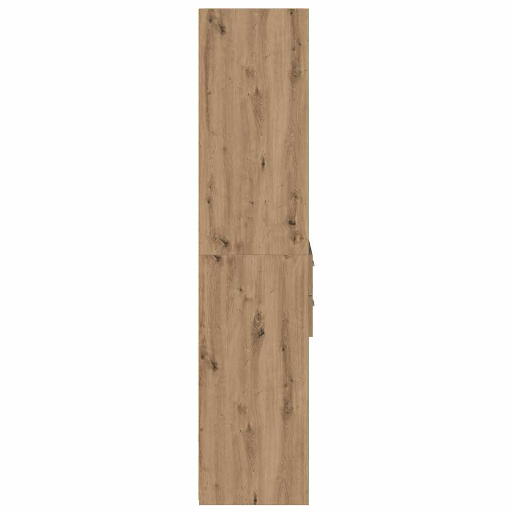 Highboard Artisan Eiken 45 x 42,5 x 185 cm Bewerkt hout