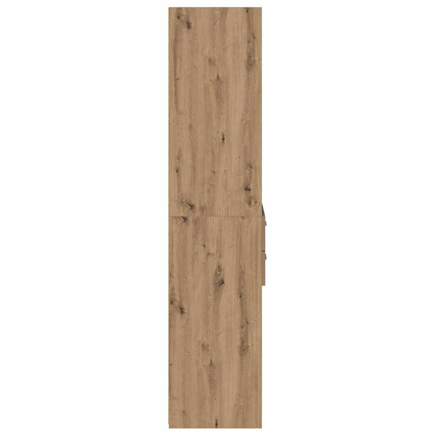 Highboard Artisan Eiken 45 x 42,5 x 185 cm Bewerkt hout
