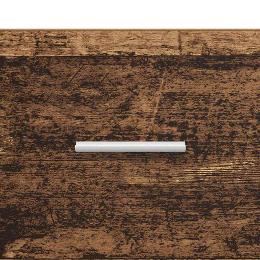 Highboard met lade Oud Hout 50 x 42,5 x 185 cm Bewerkt hout