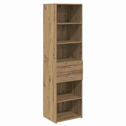 Highboard Artisan Eiken 50 x 42,5 x 185 cm Bewerkt hout