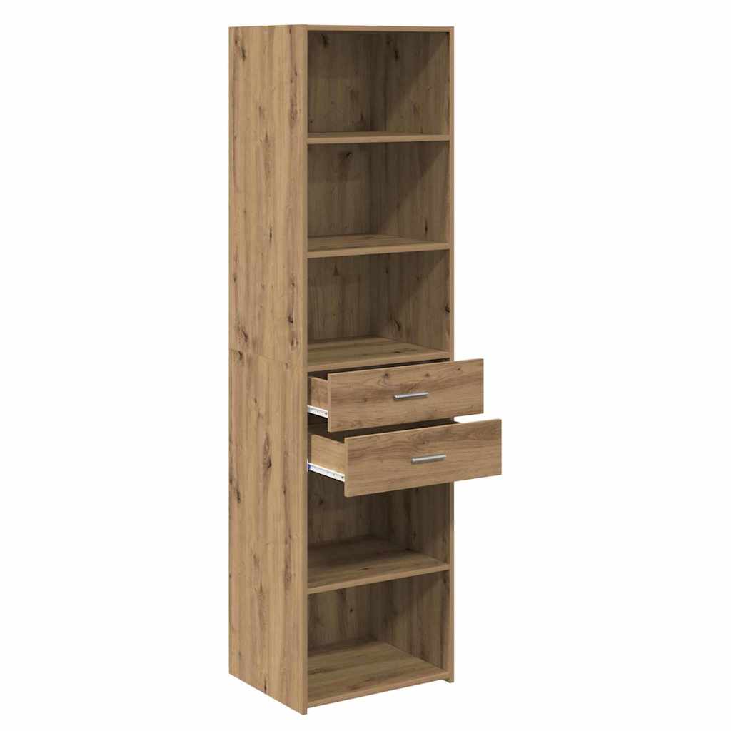 Highboard Artisan Eiken 50 x 42,5 x 185 cm Bewerkt hout