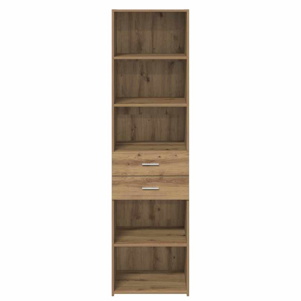 Highboard Artisan Eiken 50 x 42,5 x 185 cm Bewerkt hout