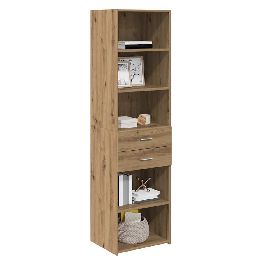 Highboard Artisan Eiken 50 x 42,5 x 185 cm Bewerkt hout