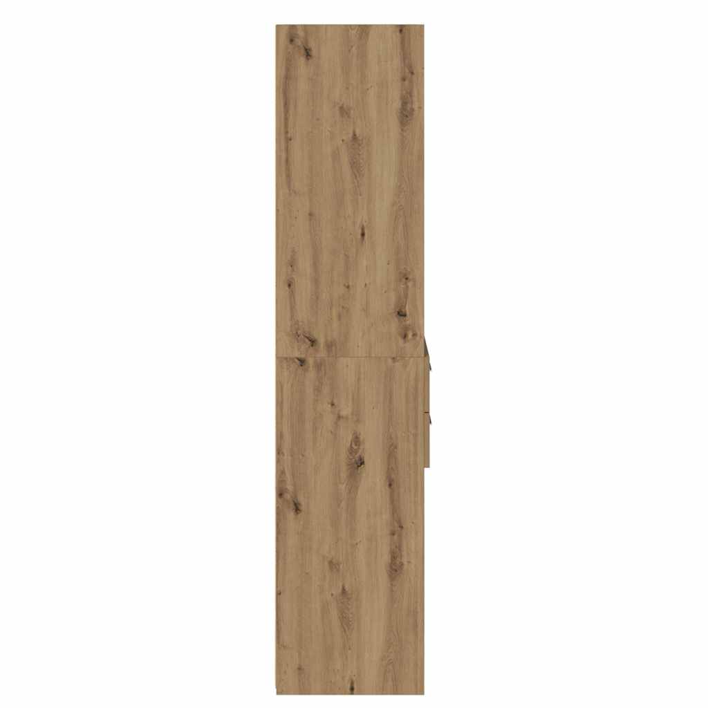 Highboard Artisan Eiken 50 x 42,5 x 185 cm Bewerkt hout