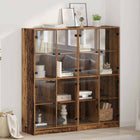 Highboard 2 pieces Old Wood 68 x 37 x 142 cm Engineered wood