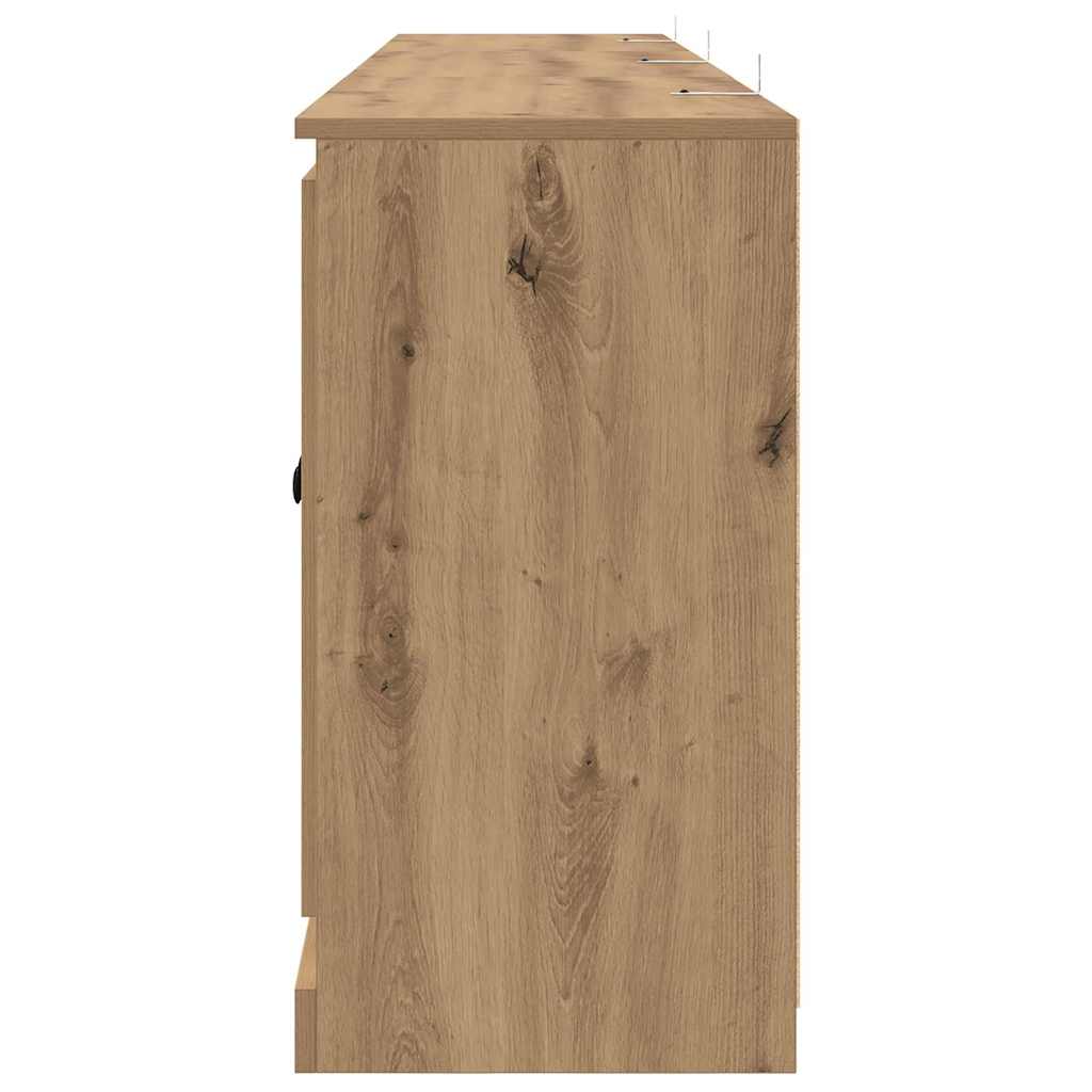 Dressoirs 3 pcs Oud Hout 210 x 35,5 x 67,5 cm Bewerkt hout