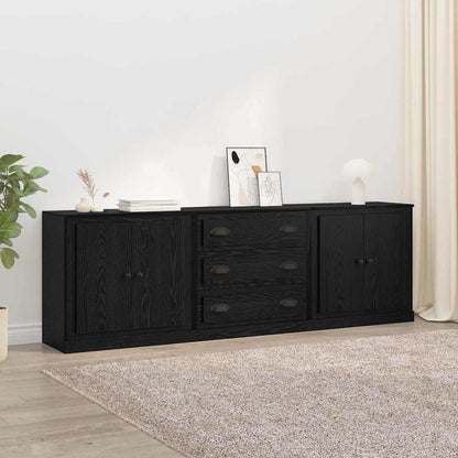 Dressoirs 3 pcs Artisan Eiken 210 x 35,5 x 67,5 cm Bewerkt hout
