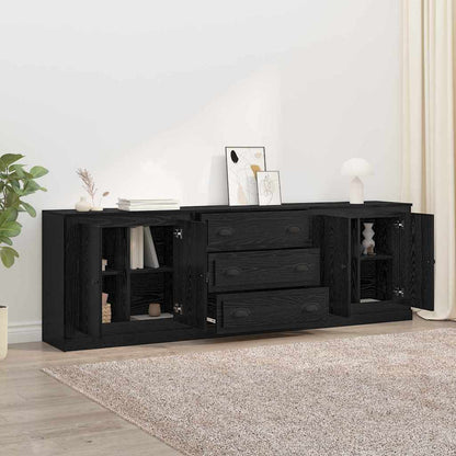Dressoirs 3 pcs Artisan Eiken 210 x 35,5 x 67,5 cm Bewerkt hout