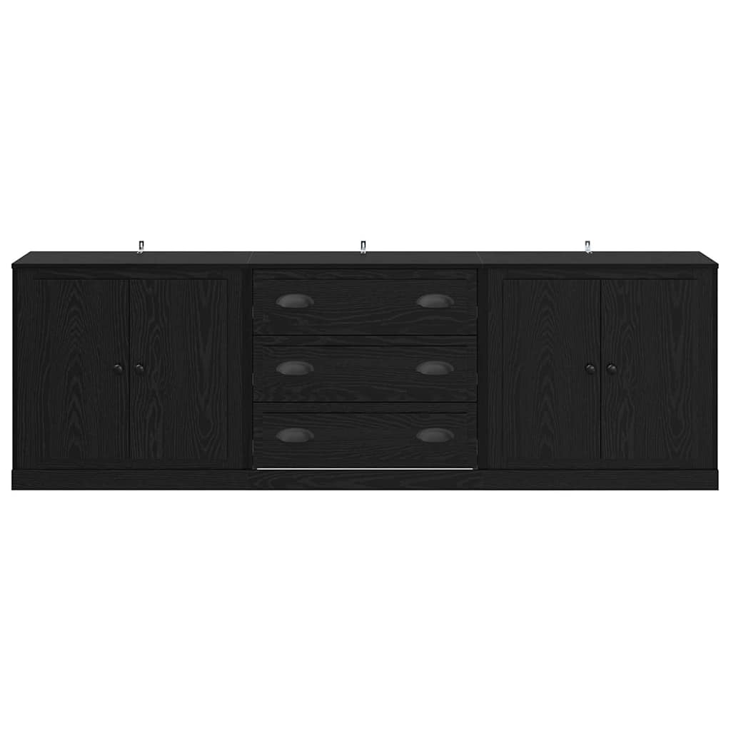 Dressoirs 3 pcs Artisan Eiken 210 x 35,5 x 67,5 cm Bewerkt hout