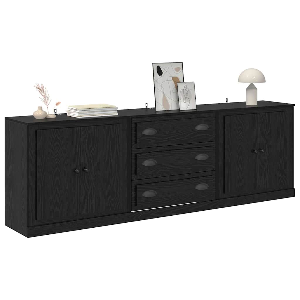 Dressoirs 3 pcs Artisan Eiken 210 x 35,5 x 67,5 cm Bewerkt hout