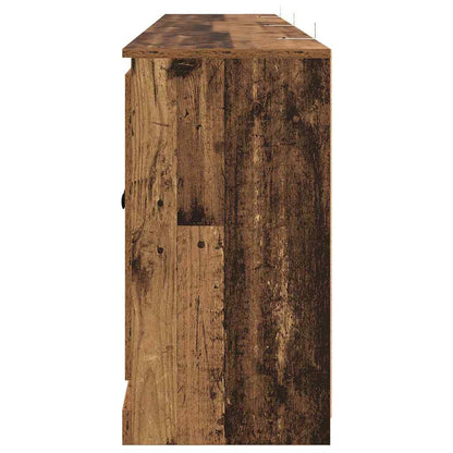 Dressoirs 3 pcs Zwart Eiken 210 x 35,5 x 67,5 cm Bewerkt hout