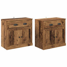 Dressoirs 2 pcs Oud Hout 70 x 35,5 x 67,5 cm Bewerkt hout