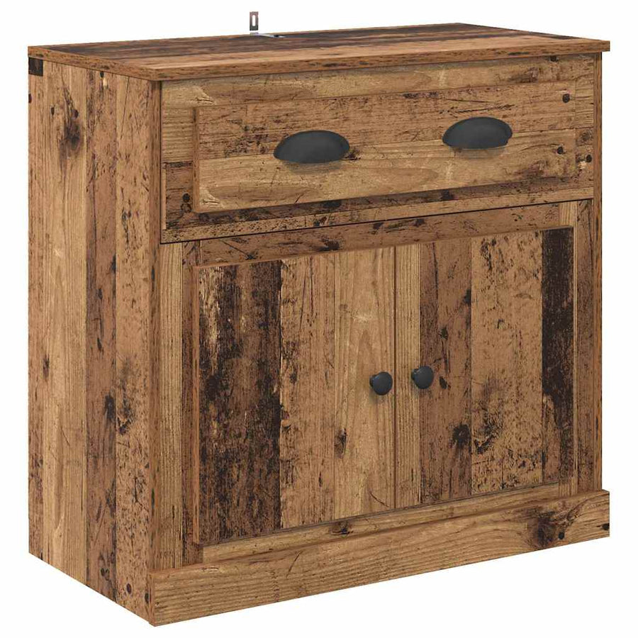 Dressoirs 2 pcs Oud Hout 70 x 35,5 x 67,5 cm Bewerkt hout