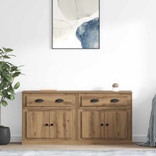 Dressoirs 2 pcs Artisan Eiken 70 x 35,5 x 67,5 cm Bewerkt hout