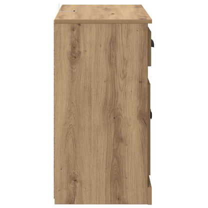 Dressoirs 2 pcs Artisan Eiken 70 x 35,5 x 67,5 cm Bewerkt hout