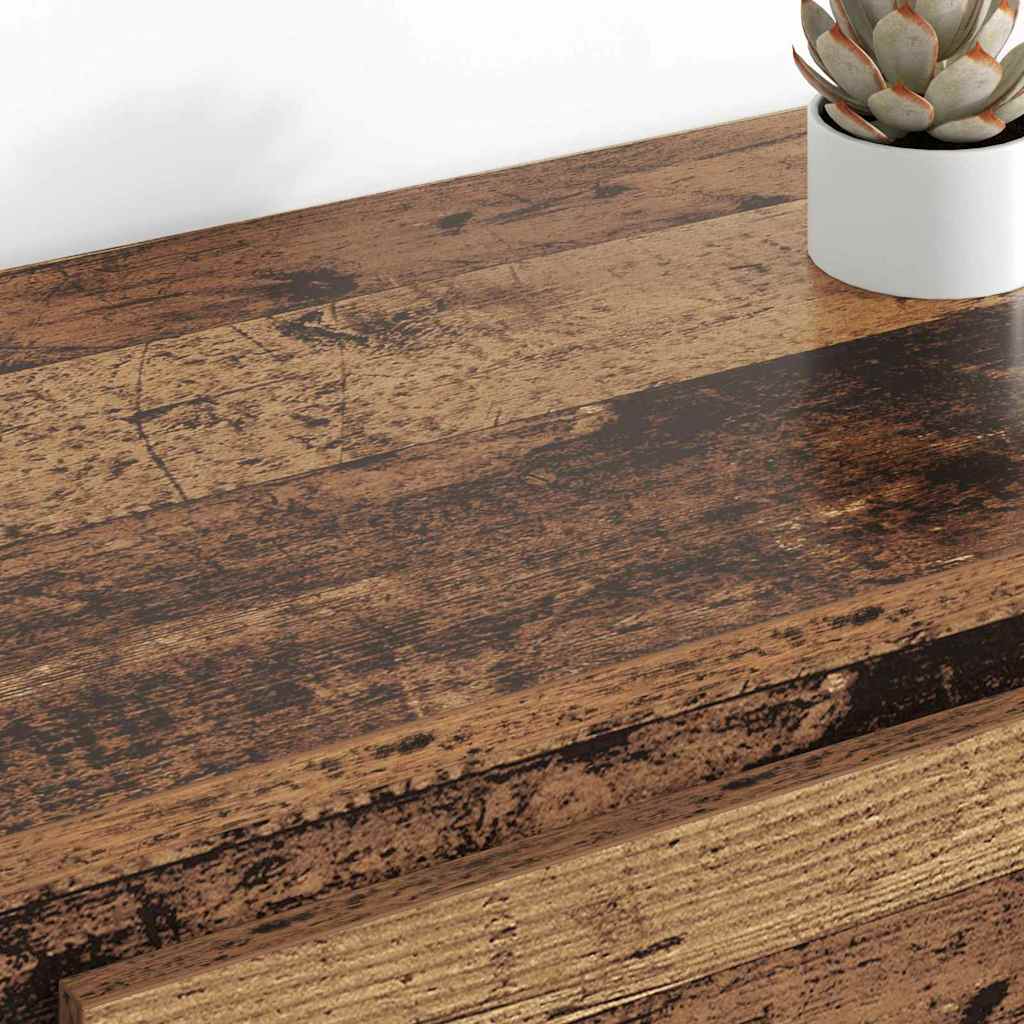 Dressoirs 2 pcs Oud Hout 70 x 35,5 x 67,5 cm Bewerkt hout