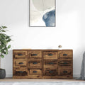 Dressoirs 2 pcs Oud Hout 70 x 35,5 x 67,5 cm Bewerkt hout