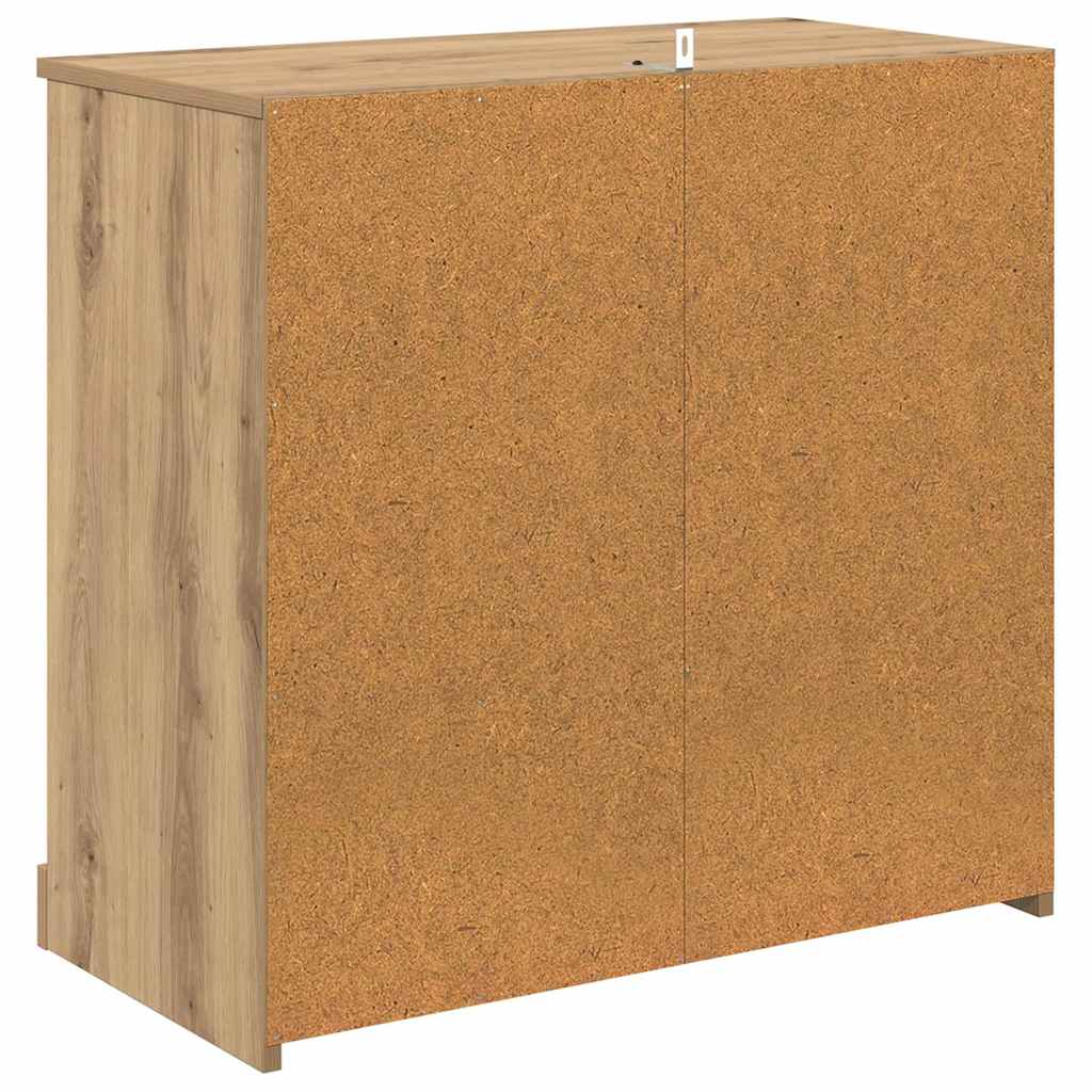 Dressoirs 2 pcs Artisan Eiken 70 x 35,5 x 67,5 cm Bewerkt hout