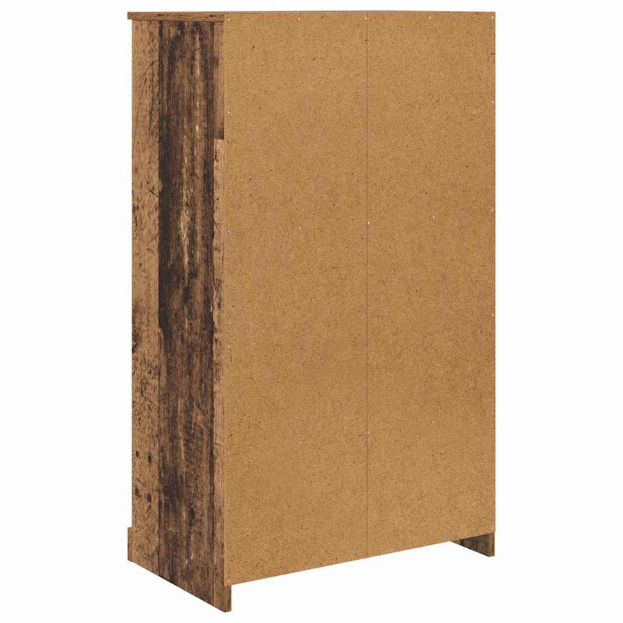 Highboard met lade 3 pcs Oud Hout Bewerkt hout
