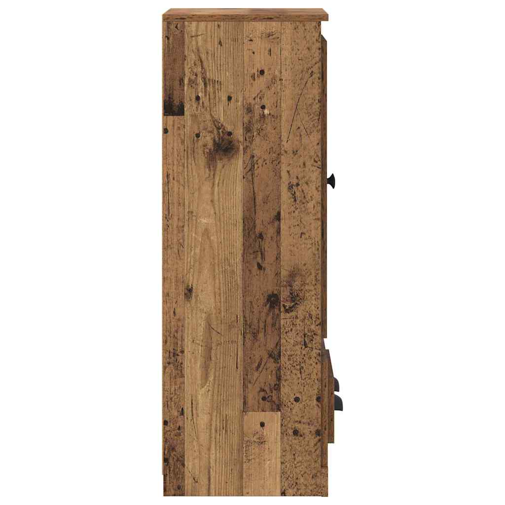 Highboard met lade 3 pcs Oud Hout Bewerkt hout