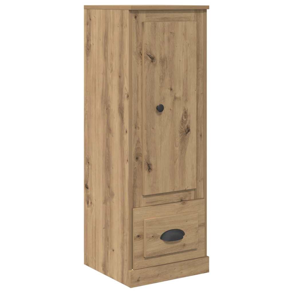 Hoge kast met lade 3 pcs Artisan Eiken Bewerkt hout