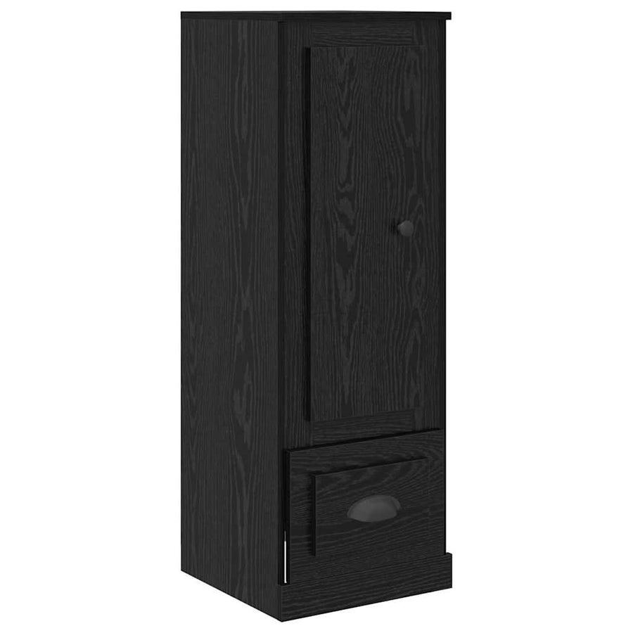 Dressoir met lade 3 pcs Zwart Eiken Bewerkt hout