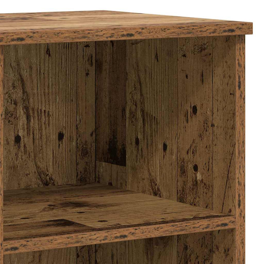 Hoge kast met lade 3 pcs Oud Hout Bewerkt hout