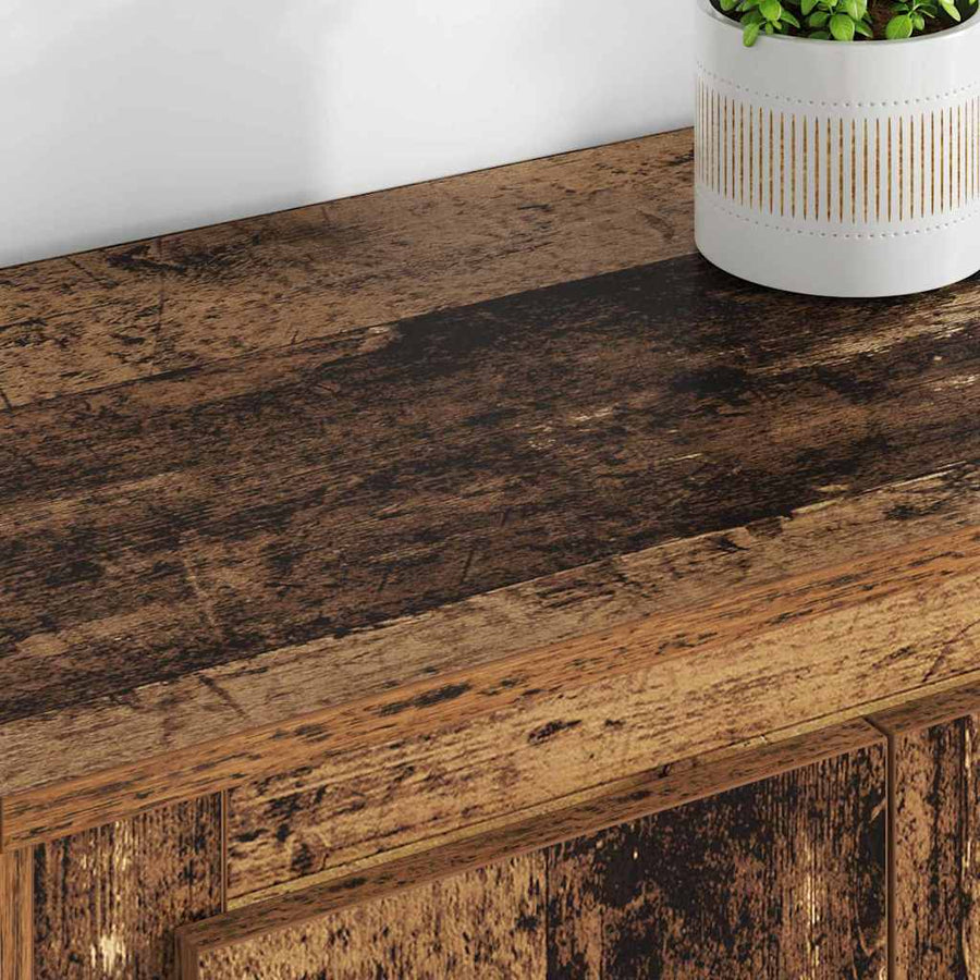 Hoge kast met lade 3 pcs Oud Hout Bewerkt hout