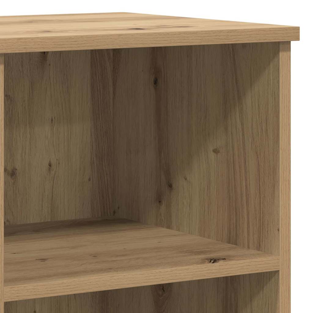 Hoge kast met lade 3 pcs Artisan Eiken Bewerkt hout