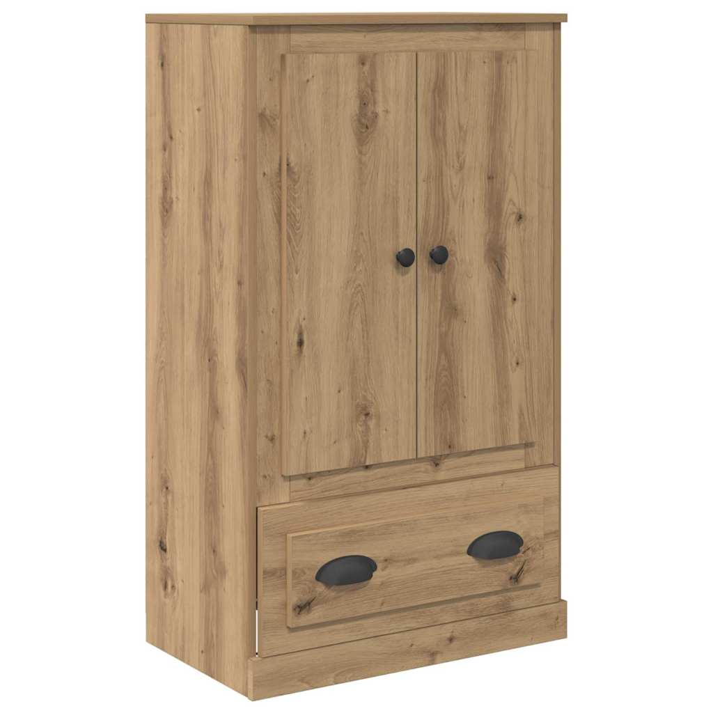 Hoge kast met lade 3 pcs Artisan Eiken Bewerkt hout