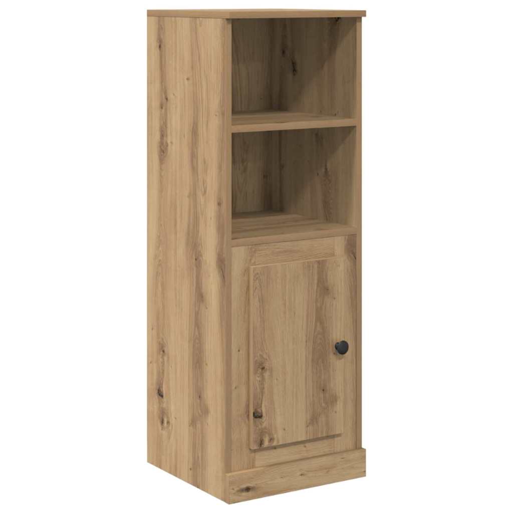 Hoge kast met lade 3 pcs Artisan Eiken Bewerkt hout