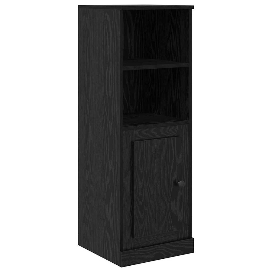 Highboard 3 pcs Zwart Eiken 35 x 60 x 103,5 cm Bewerkt hout