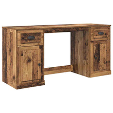 Bureau met kast Oud Hout 154,5 x 50 x 75 cm Bewerkt hout