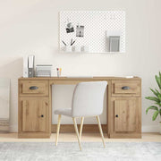 Desk with cabinet Artisan Oak 154.5 x 50 x 75 cm Engineered wood