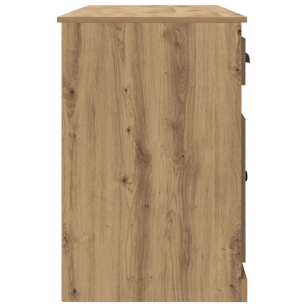 Bureau met kast Artisan Eiken 154,5 x 50 x 75 cm Bewerkt hout