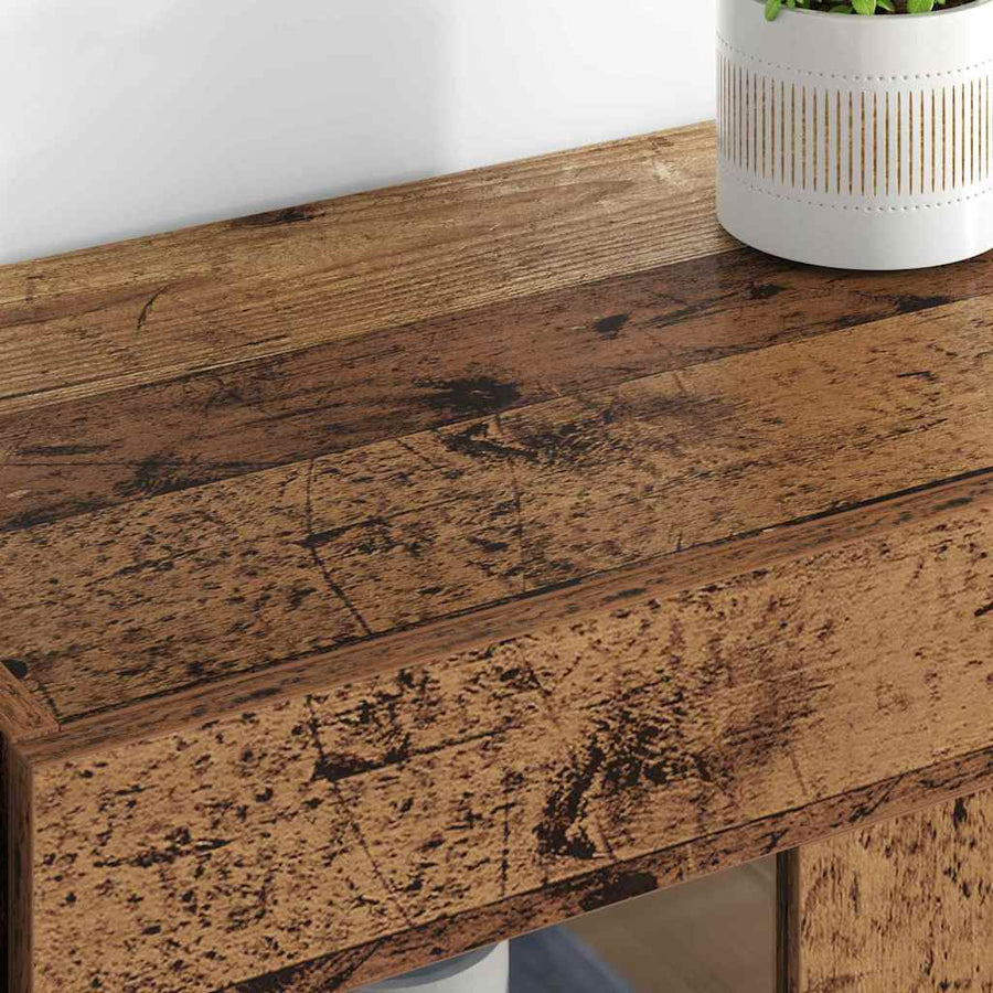 Wandgemonteerde Kasten 2 pcs Oud Hout 69,5 x 34 x 90 cm