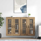 Wall Cabinets 2 pcs Artisan Oak 69.5x34x90 cm Engineered Wood