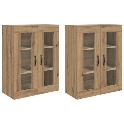 Wandgemonteerde Kasten 2 pcs Artisan Eiken 69,5 x 34 x 90 cm