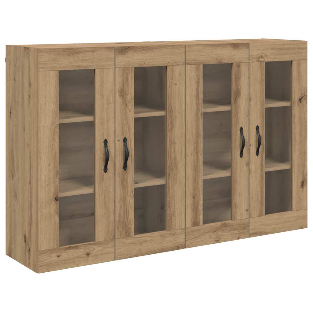 Wandgemonteerde Kasten 2 pcs Artisan Eiken 69,5 x 34 x 90 cm