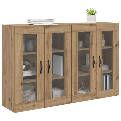 Wandgemonteerde Kasten 2 pcs Artisan Eiken 69,5 x 34 x 90 cm