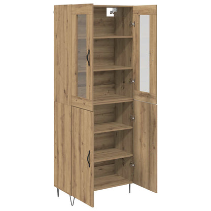 Hoge kast Artisan Eiken 69,5 x 34 x 180 cm Bewerkt hout