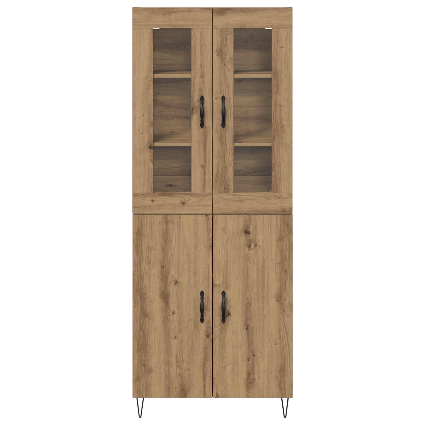 Hoge kast Artisan Eiken 69,5 x 34 x 180 cm Bewerkt hout