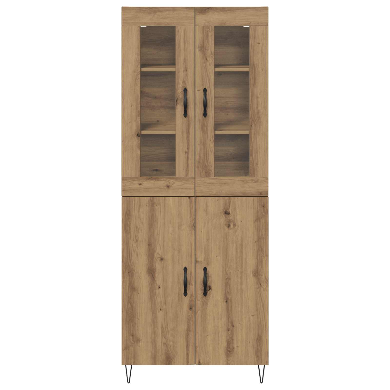 Hoge kast Artisan Eiken 69,5 x 34 x 180 cm Bewerkt hout