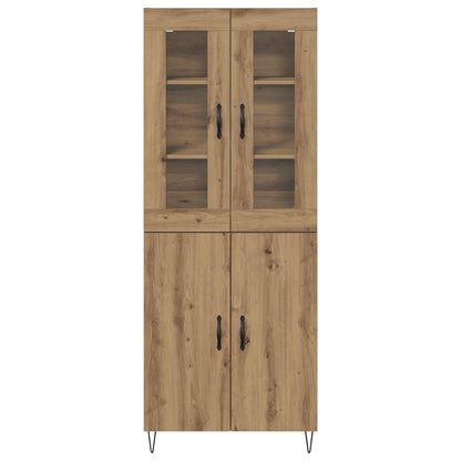 Hoge kast Artisan Eiken 69,5 x 34 x 180 cm Bewerkt hout